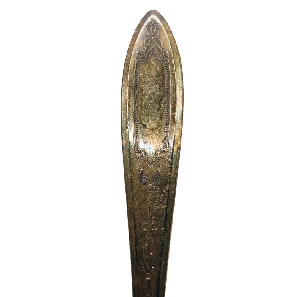 Antique WM. A. ROGERS AA HEAVY ONEIDA LTD Ladle Spoon Tableware Silver Plate